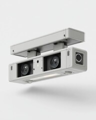 Fototapeta premium Automate your garage door entry with a smart opener for modern homes