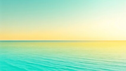 Fototapeta premium Serene Ocean Horizon With Soft Color Gradients water