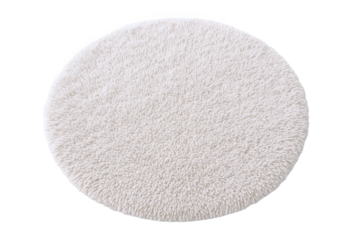 Plush Circular Textured Textile Surface with Soft, Cozy, and Inviting Appearance