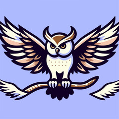  owl vector illustration