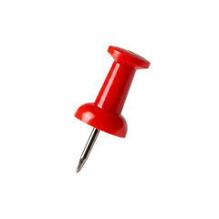 Red Push Pin: A Close-Up View