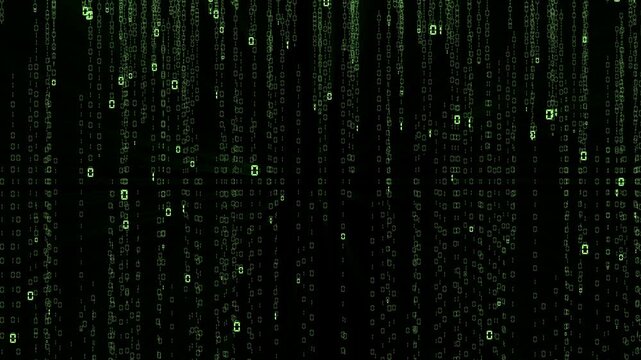 abstract binary code 