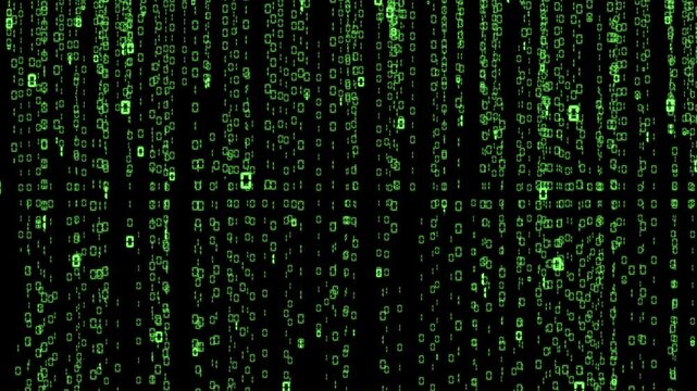 abstract binary code background
