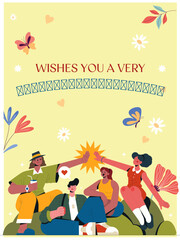 friendship day illustration 