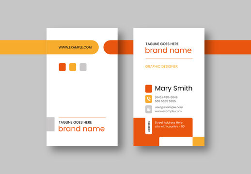 Modern Corporate ID Card Template