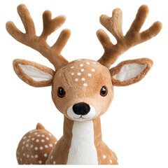 Cuddly Deer Plush Toy: A meticulously crafted close-up captures the essence of a plush deer toy. It's charming eyes, inviting presence, creating a scene that sparks comfort and imaginative play.
