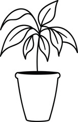 vector illustration of a plant