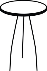 white chair isolated on white