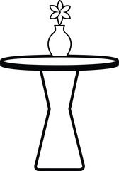 table setting with hat and glasses