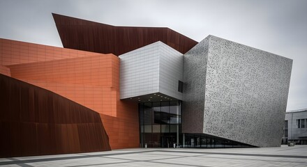 Obraz premium Contemporary Art Museum Exterior