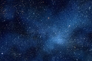 Obraz premium Expansive night sky filled with countless shining stars against a deep blue cosmic backdrop