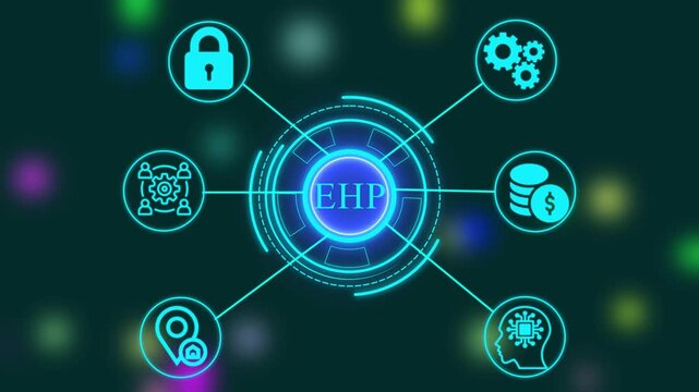 Professional After Effects Business Animation Project Advanced Tech Interface Motion Graphics AEP Corporate Digital Workflow Animation Template