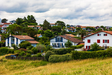 Villas on the Coastline of Saint-Jean-de-Luz in the French Basque Country