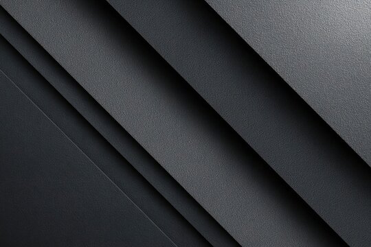 Abstract diagonal layered dark gray shapes