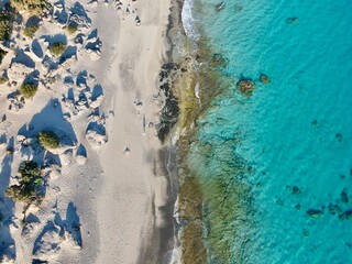 Elafonissi pink sand