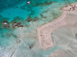 Elafonissi pink sand