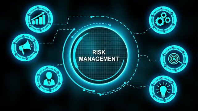 Risk Management and Assessment for Business Investment Concept. Business, Technology, mitigating potential threats that could negatively impact an organization&rsquo;s operations, assets, or reputation.