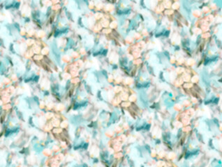 Beautiful design background.Blurred background, paint on glass. Dabs of paint, a swirl of petals in the wind. Beautiful art design for your card, invitation, design. Watercolor