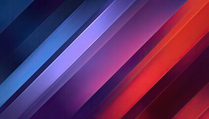 Diagonal stripes of vibrant, gradient colors