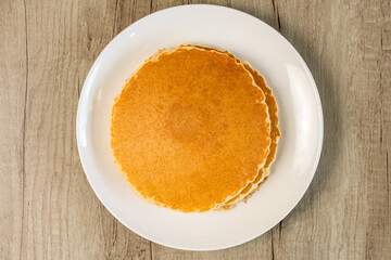 Plate of pancakes