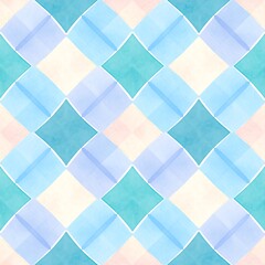 Seamless Soft Pastel Geometric Pattern – Elegant Combination of Lines, Squares, Hexagons, and Pentagons, Perfectly Symmetrical Minimal Design for Fabric, Wallpaper, and Modern Branding Vector