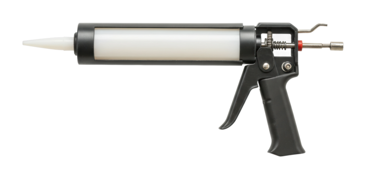 Sealing action with a caulking home improvement project tool usage indoor environment diy techniques for efficiency. Cut out png