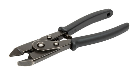 Obraz premium Cutting action with handheld pliers in workshop environment tools and equipment for diy projects. Cut out png