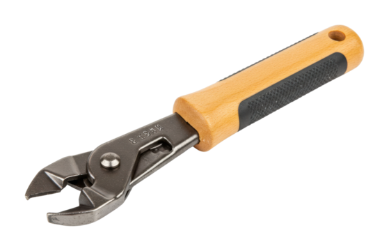 Hand tools using adjustable wrench home workshop product indoor setting diy concept. Cut out png