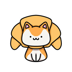 [Dessert Edition] Croissant - Ginger cat