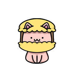 [Dessert Edition] Lemon macaron - Sphinx cat