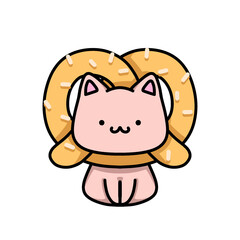 [Dessert Edition] Pretzel - Sphinx cat
