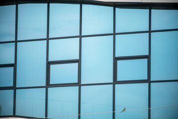 Modern Architecture with Reflective Windows