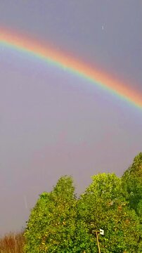 rainbow in the sky