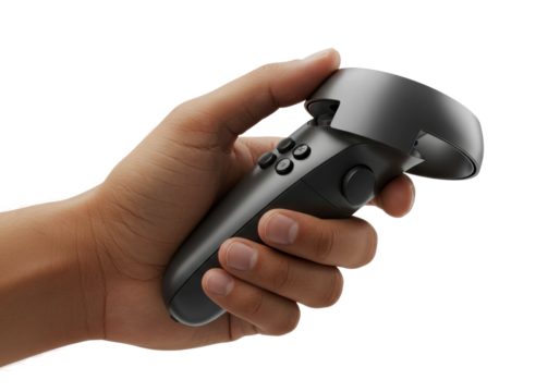 Engaging virtual reality experience home technology device indoor gaming innovation. Cut out png