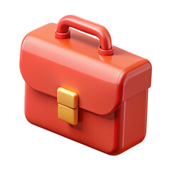 Professional Minimal Red 3D Plastic Business Case with Clean Edges