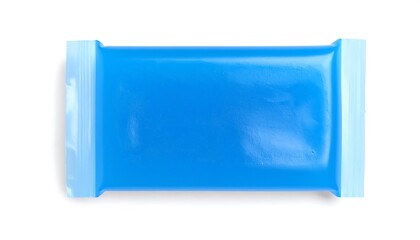 Blue rectangular gel pack