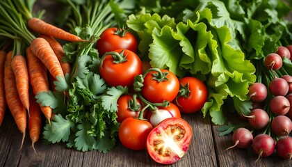 fresh vegetables on the table