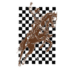 Western Cowboy Cowgirl #3