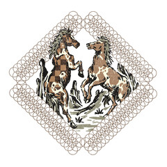 Western Cowboy Cowgirl #9