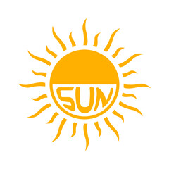 Sunshine Emblem A Bright and Cheerful Icon