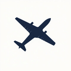 Airplane Icon Vector Isolated on White Background