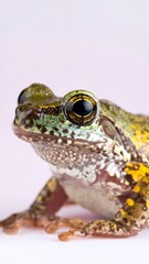 Naklejka premium Close-up of a colorful frog