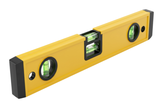 Precision leveling tool for construction projects workshop equipment indoor accuracy measurement. Cut out png