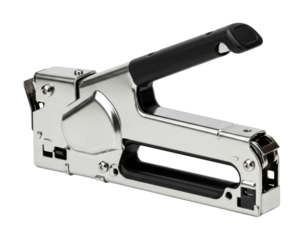 Efficient office task tool workplace product industrial setting stapler for office use. Cut out png