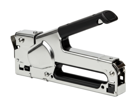 Efficient office task tool workplace product industrial setting stapler for office use. Cut out png