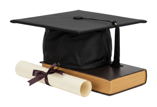 Graduation celebration university campus academic achievement indoor setting education milestone. Cut out png