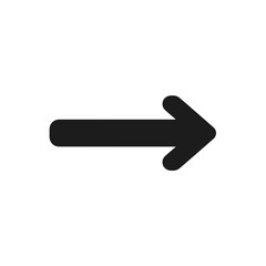 Pfeil Rechts Icon Sammlung Vektor Illustration Richtung Navigation Wegweiser Symbol Button Infografik Präsentation Hinweis Schild Minimalistisch Schwarz Weiß Gelb Orange Rot Design Vorlage Web App UI