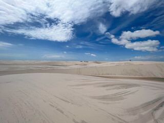 Brazil, Barreirinhas- 2023, May: sand dunes in lençóis maranhenses