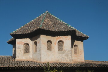 lantern dome at the abencerrajes room in alhambra spain