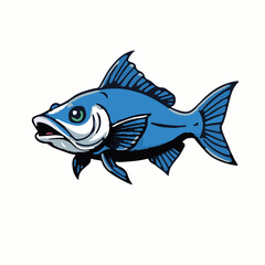 Blue Catfish Animal Icon